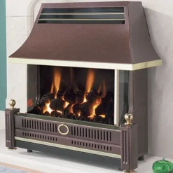 Flavel Renoir Outset Gas Fire - Remote Control Bronze - FRECR0RN2