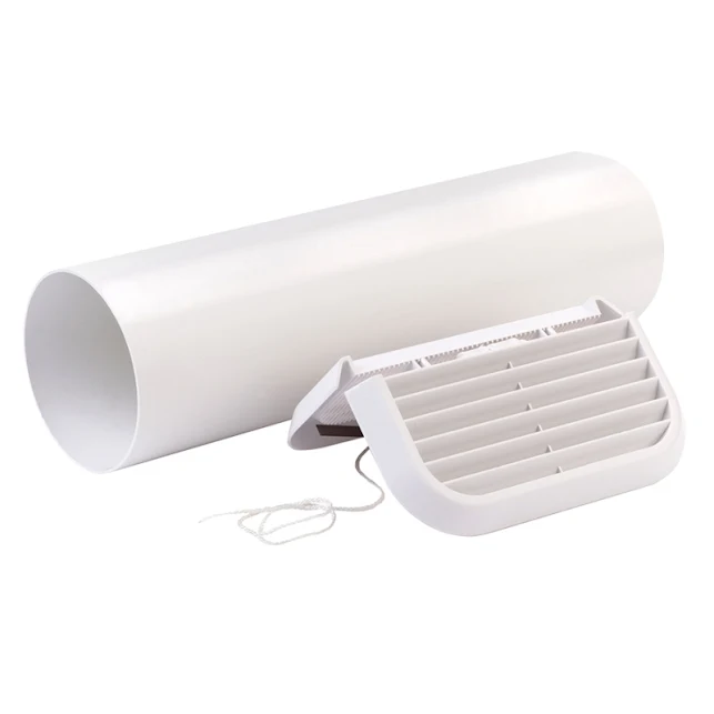 Xpelair Simply Silent 100mm Easy-Fit Straight White Wall Kit - SSWKWS 3 Xpelair Simply Silent 100mm Easy-Fit Straight White Wall Kit - SSWKWS