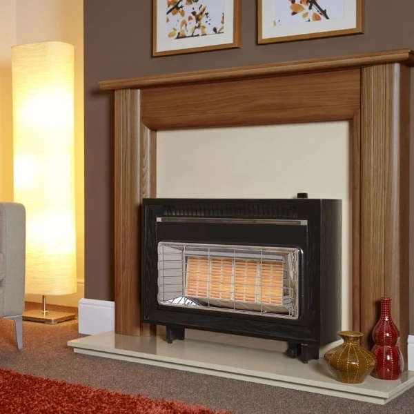 Flavel Misermatic Outset Gas Fire Black 3 Flavel Misermatic Outset Gas Fire Black