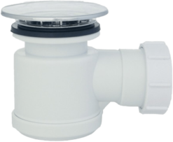 Essentials Chrome 50mm Hi-Flow Shower Waste