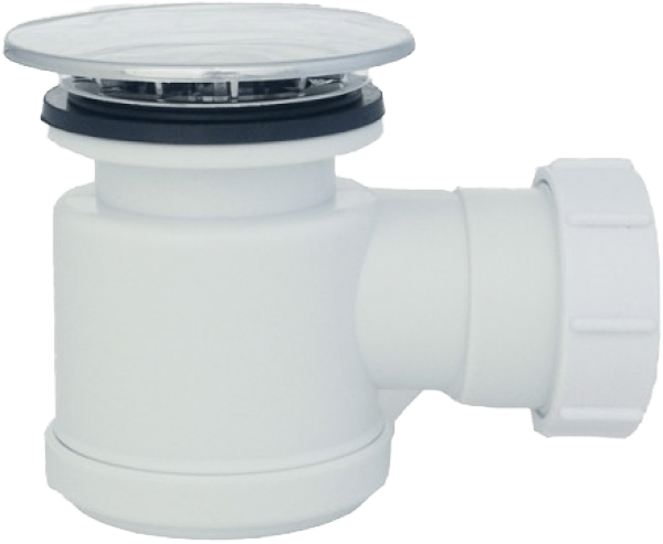 Essentials Chrome 50mm Hi-Flow Shower Waste 3 Essentials Chrome 50mm Hi-Flow Shower Waste