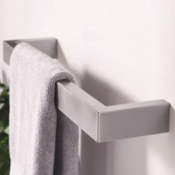 Towelrads Elcot Closed Ended Brushed Stainless Steel Electric Towel Rail 40x630mm - 488107
