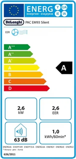 Delonghi Pinguino Silent Portable Air Conditioning Unit PAC EM93 - 0151456008 13 Delonghi Pinguino Silent Portable Air Conditioning Unit PAC EM93 - 0151456008 -Heat Forge Shop 3278dbdb 5f51 4184 9fa8 8c143ae8dbf8
