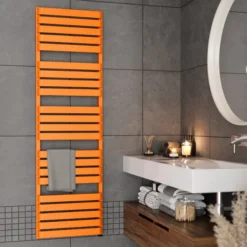 Terma Warp T One Electric Towel Rail 1695x500mm Matt Orange - WWWTN169050K2M3E8P -Heat Forge Shop 3424c45f a5ab 4b4b b685 dca5dc43cae8