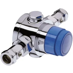 Bristan Gummers 22mm Chrome Plated Thermostatic Mixing Valve - TS4753ECP