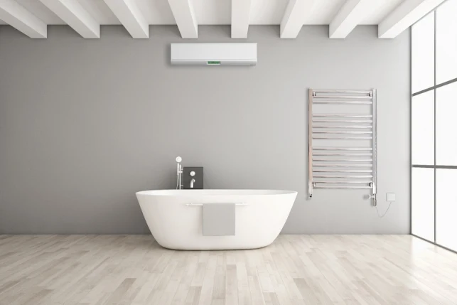 Discount Straight Dual Fuel Chrome Towel Rail 1467mm X 600mm - 6MC15DF 6 Discount Straight Dual Fuel Chrome Towel Rail 1467mm X 600mm - 6MC15DF - Image 4