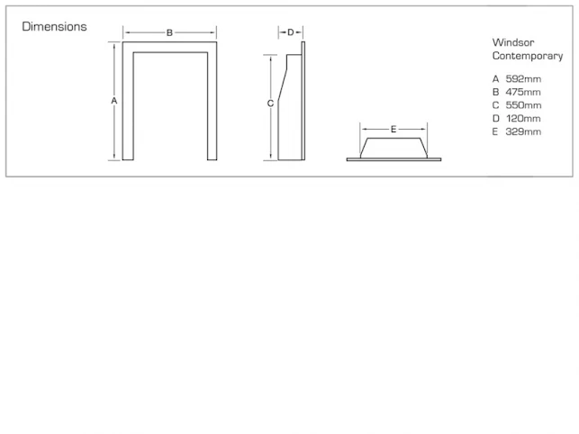 Flavel Windsor Contemporary Pebble Gas Fire Polished Silver 5 Flavel Windsor Contemporary Pebble Gas Fire Polished Silver - Image 3