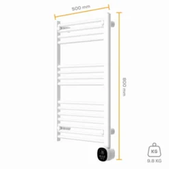 TCP Smart 500W Electric Towel Radiator White - SMAWHTOWRAIL500W05EW -Heat Forge Shop 3c054e91 62e8 4fcb b4eb e3c3da91dddf