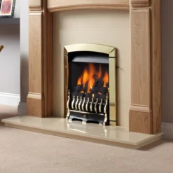 Flavel Calypso Inset Gas Fire Brass