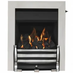 Valor Trueflame Full Depth Convector Full Trim Gas Fire Chrome