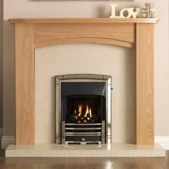 Valor Masquerade Slimline Convector Inset Fire Pale Gold