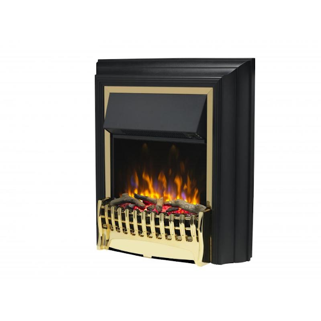 Dimplex Kingsley Deluxe Freestanding Electric Fire Brass - KNG20X-BR 4 Dimplex Kingsley Deluxe Freestanding Electric Fire Brass - KNG20X-BR - Image 2