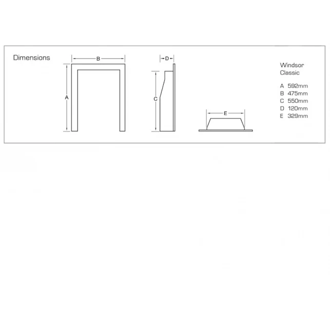 Flavel Windsor Classic Gas Fire Silver 4 Flavel Windsor Classic Gas Fire Silver - Image 2