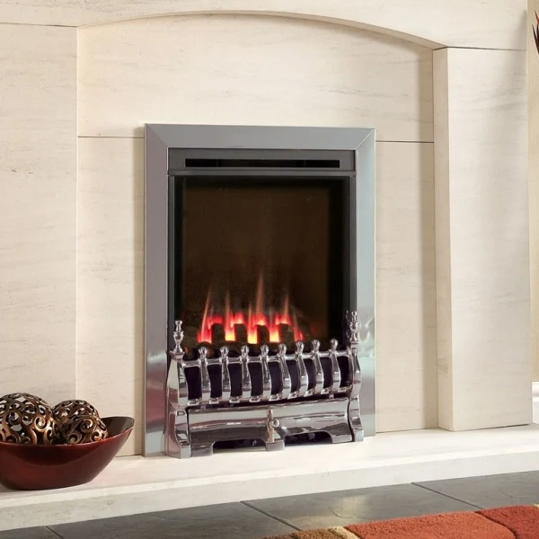 Flavel Windsor Traditional HE Gas Fire Slide Control Silver 3 Flavel Windsor Traditional HE Gas Fire Slide Control Silver
