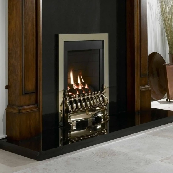Flavel Windsor Traditional Coal Slimline Gas Fire Brass 3 Flavel Windsor Traditional Coal Slimline Gas Fire Brass
