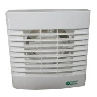 Airvent Axial 100mm Toilet & Bathroom Standard Fan With Shutter & Timer - 459309A