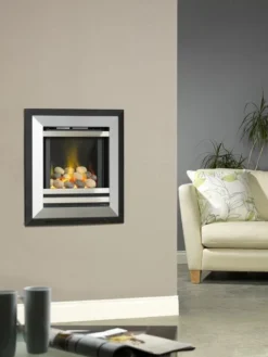 Flavel Diamond Hole In The Wall Pebbles Gas Fire