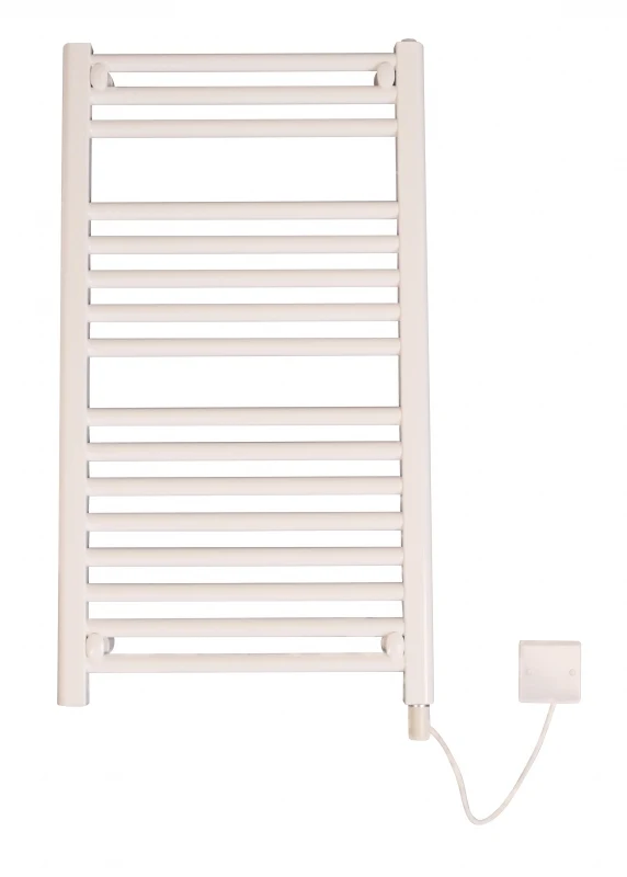 Discount Straight Electric White Towel Rail 1467mm X 600mm - 6M15E 3 Discount Straight Electric White Towel Rail 1467mm X 600mm - 6M15E
