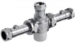 Bristan Gummers 22mm Thermostatic Mixing Valve With Isolation - MT753CP-ISO