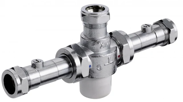 Bristan Gummers 22mm Thermostatic Mixing Valve With Isolation - MT753CP-ISO 3 Bristan Gummers 22mm Thermostatic Mixing Valve With Isolation - MT753CP-ISO