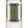 Terma Cast Iron Towel Rail 900x490mm Antique Brass & Chrome Surround - WGNTR090049LAN5AX
