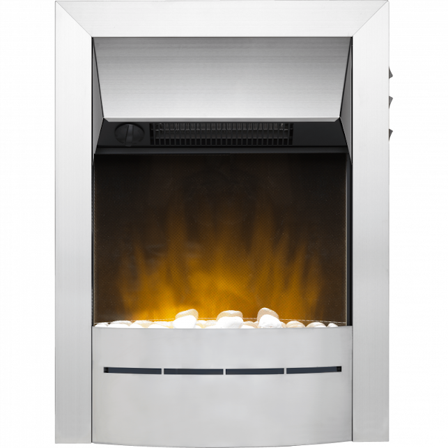 Valor Savena Ecolite Electric Fire Chrome - 047519 3 Valor Savena Ecolite Electric Fire Chrome - 047519