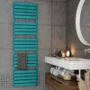 Terma Warp T One Electric Towel Rail 1695x500mm Matt Teal - WWWTN169050K5M8E8P -Heat Forge Shop 85c375cb 0273 4733 8572 aaa0f26d8f3a