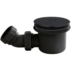 Architeckt Easy Clean Shower Tray Waste Black 1 1/2"