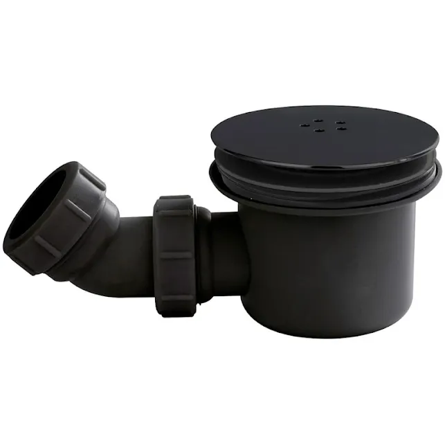 Architeckt Easy Clean Shower Tray Waste Black 1 1/2" 3 Architeckt Easy Clean Shower Tray Waste Black 1 1/2"