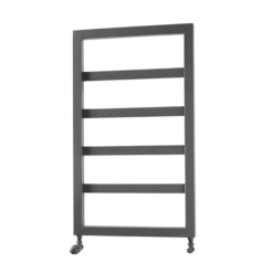 Towelrads Kensington Textured Black Designer Towel Rail 900x530mm - 120882