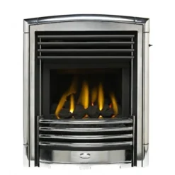 Valor Petrus Homeflame HE Inset Gas Fire Silver/Chrome - 0596191
