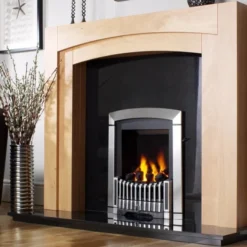 Flavel Melody Slimline Gas Fire - Silver - FDRN68G