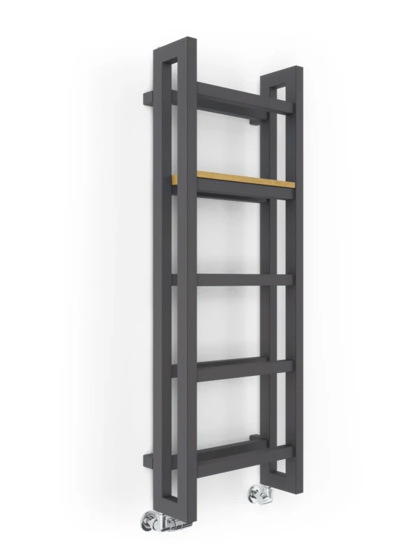 Terma Stand Heated Towel Rail 1150x400mm Modern Grey - WGSCA115040KDGRSX 2 Terma Stand Heated Towel Rail 1150x400mm Modern Grey - WGSCA115040KDGRSX