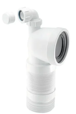 McAlpine 4" Flexible 90° Universal Boss Pan Connector - WC-CON8FV - K08197