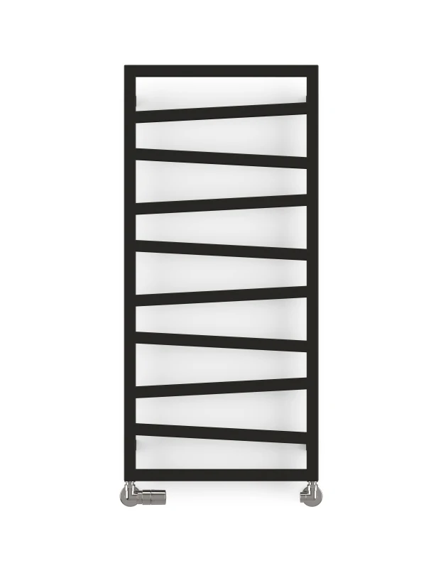 Terma Zig Zag Heated Towel Rail 1070x500mm Heban Black - WGZIG107050KIHESX 5 Terma Zig Zag Heated Towel Rail 1070x500mm Heban Black - WGZIG107050KIHESX - Image 3