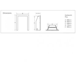 Flavel Kenilworth Plus Gas Fire Remote Control Silver -Heat Forge Shop ecfcf877 8288 4f26 a43d bff7fcd8c08e