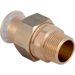 Geberit Mapress Copper Adaptor Union With Male Thread 28mm X 1" - 65535