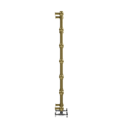 Terma Retro Heated Towel Rail 1170x504mm Brushed Brass - WGRE1117050KBBSSX -Heat Forge Shop f3470377 fad4 4013 a7a6 63edcd95c3ef