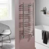 Towelrads Eversley Polished Stainless Steel Heated Towel Rail 800x600mm - 136034 -Heat Forge Shop f701c152 4ae6 4c47 92d3 ce4a277f1068