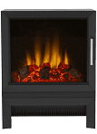 Be Modern Qube 2kW Electric Stove Black Log Bed - 49697