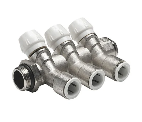 Speedfit Brass 2 Port Manifold 15mm X 3/4" - JGMAN2 2 Speedfit Brass 2 Port Manifold 15mm X 3/4" - JGMAN2